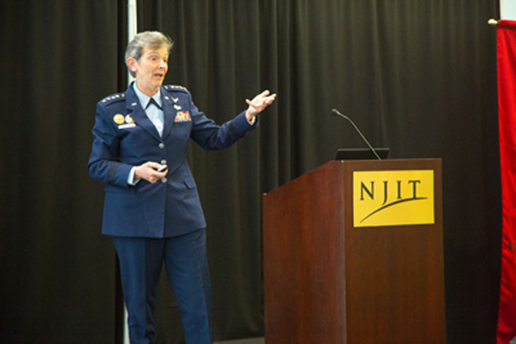 Gen. Ellen Pawlikowski gave the keynote address for Alumni Weekend.