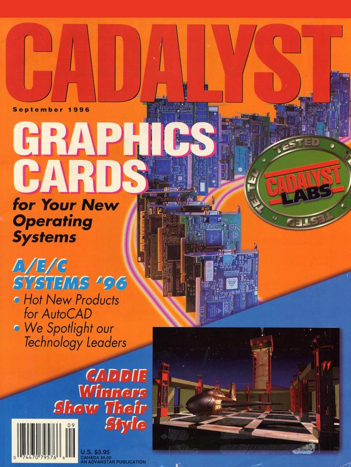 1996 cover of the Cadalyst magazine with feature on NJIT students