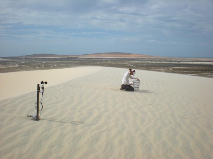 Professor Nancy Jackson has studied beaches and dunes at various global locations, including at this coastal dune system in Brazil.