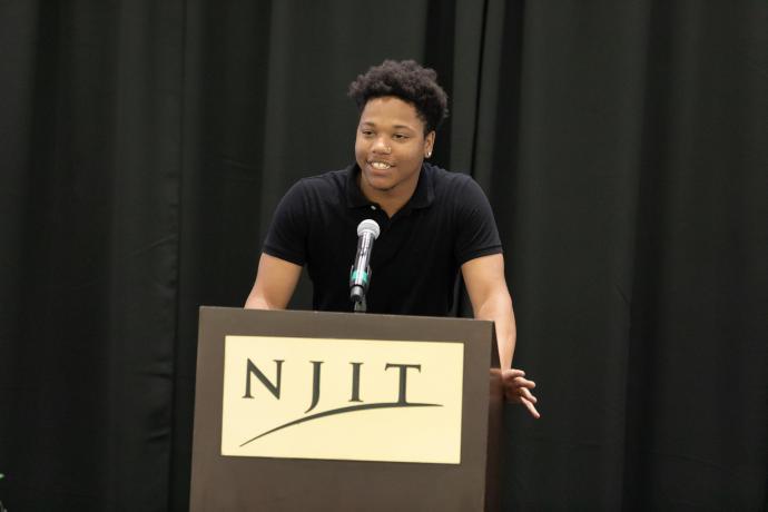 Tyrese Mills, Shabazz High School: “I would like to thank this program for giving me the opportunity, the chance, to actually be on a college campus and take these courses.”