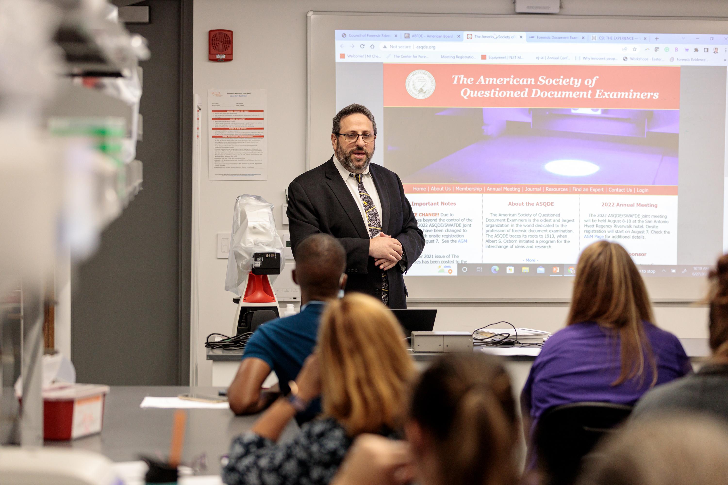 Fisher is researching augmented- and virtual-reality applications for crime scene investigations.