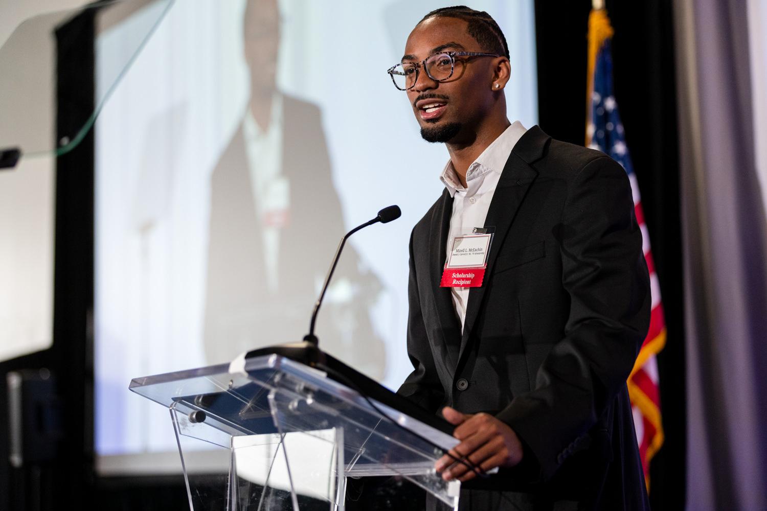 Martin Tuchman School of Management student Mizell McEachin