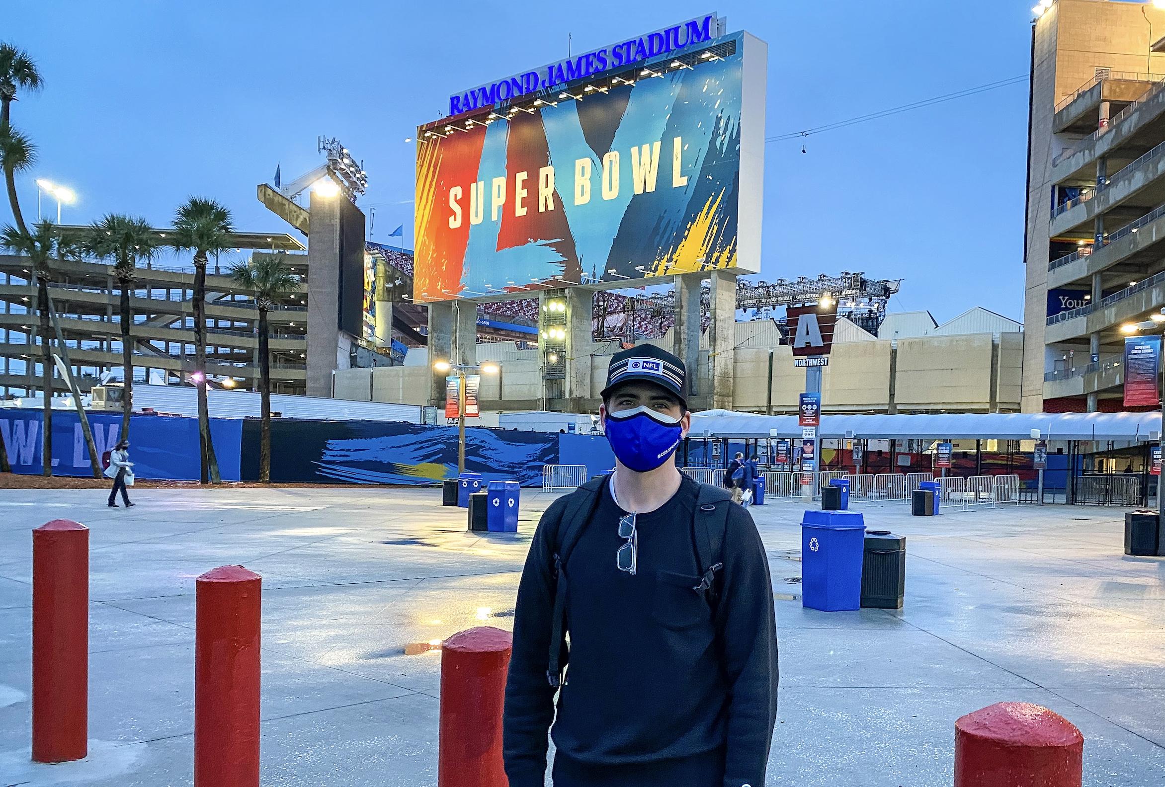 NJIT Alum Ryan Brown Kicks Off Super Bowl LV with the CBS Sports Team