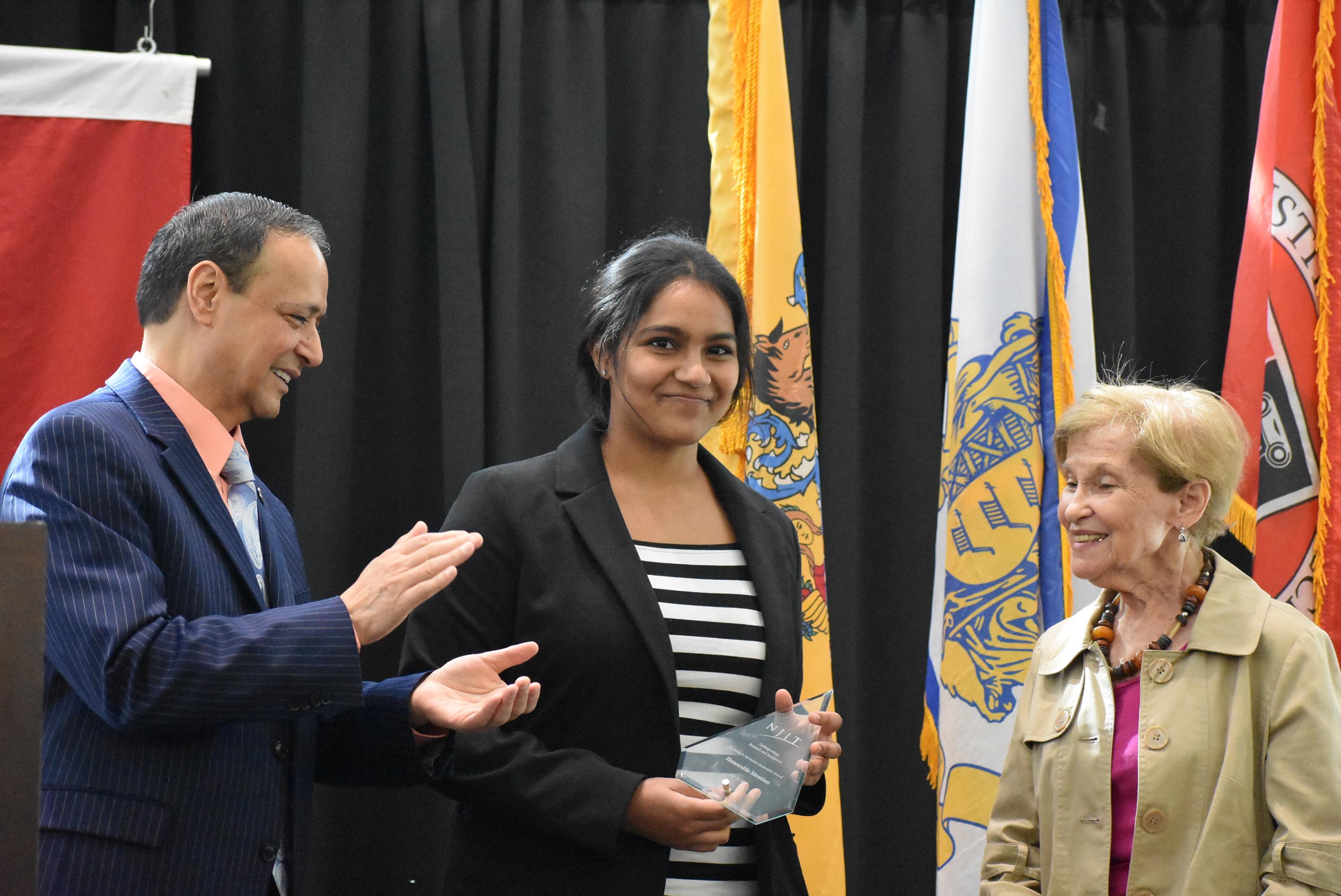 Nishita Vootukuru won an honorable mention award. 