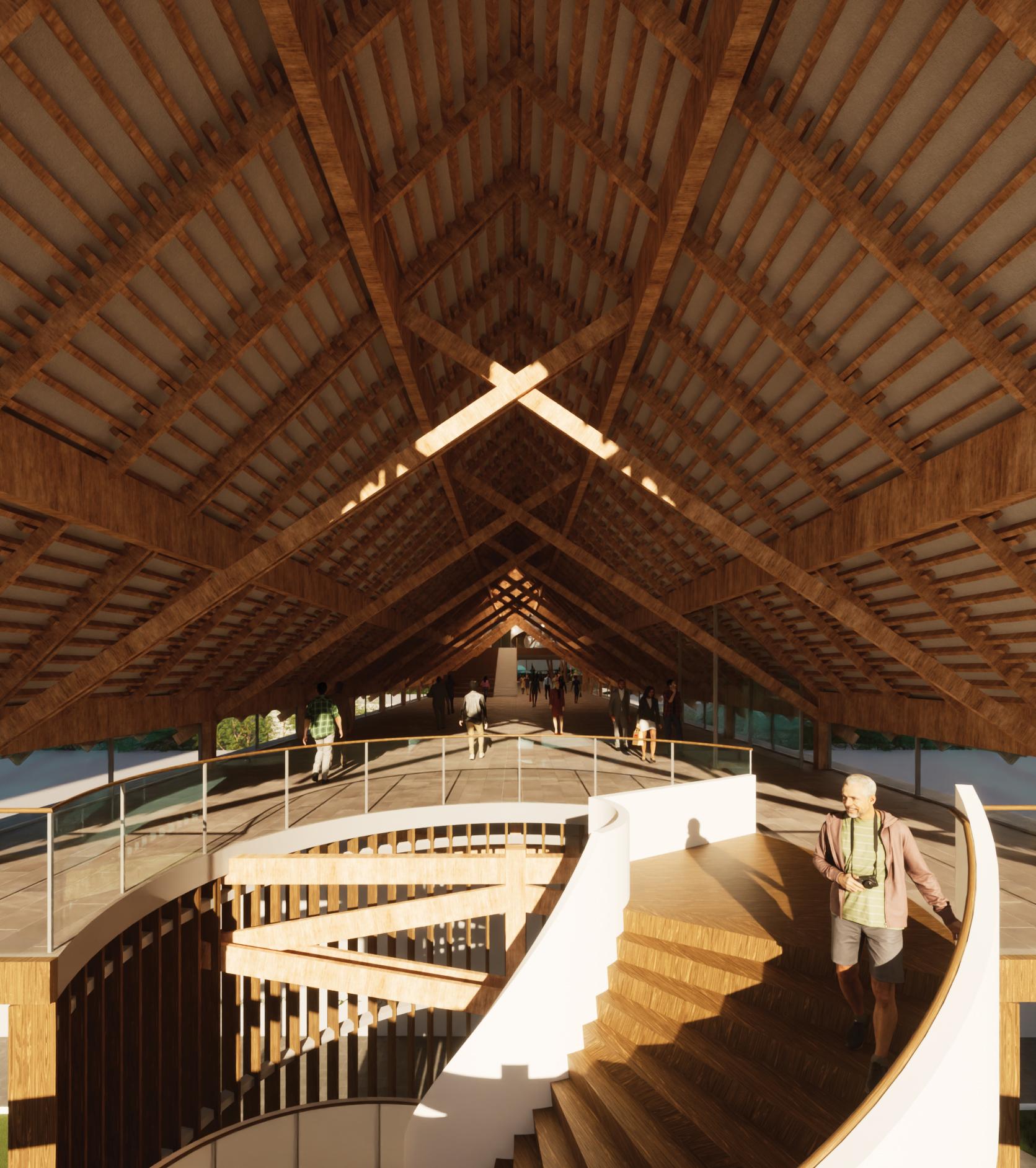 Pine Hill the Bridge by ZhongMing Peter Zhang and Peter Koczarski