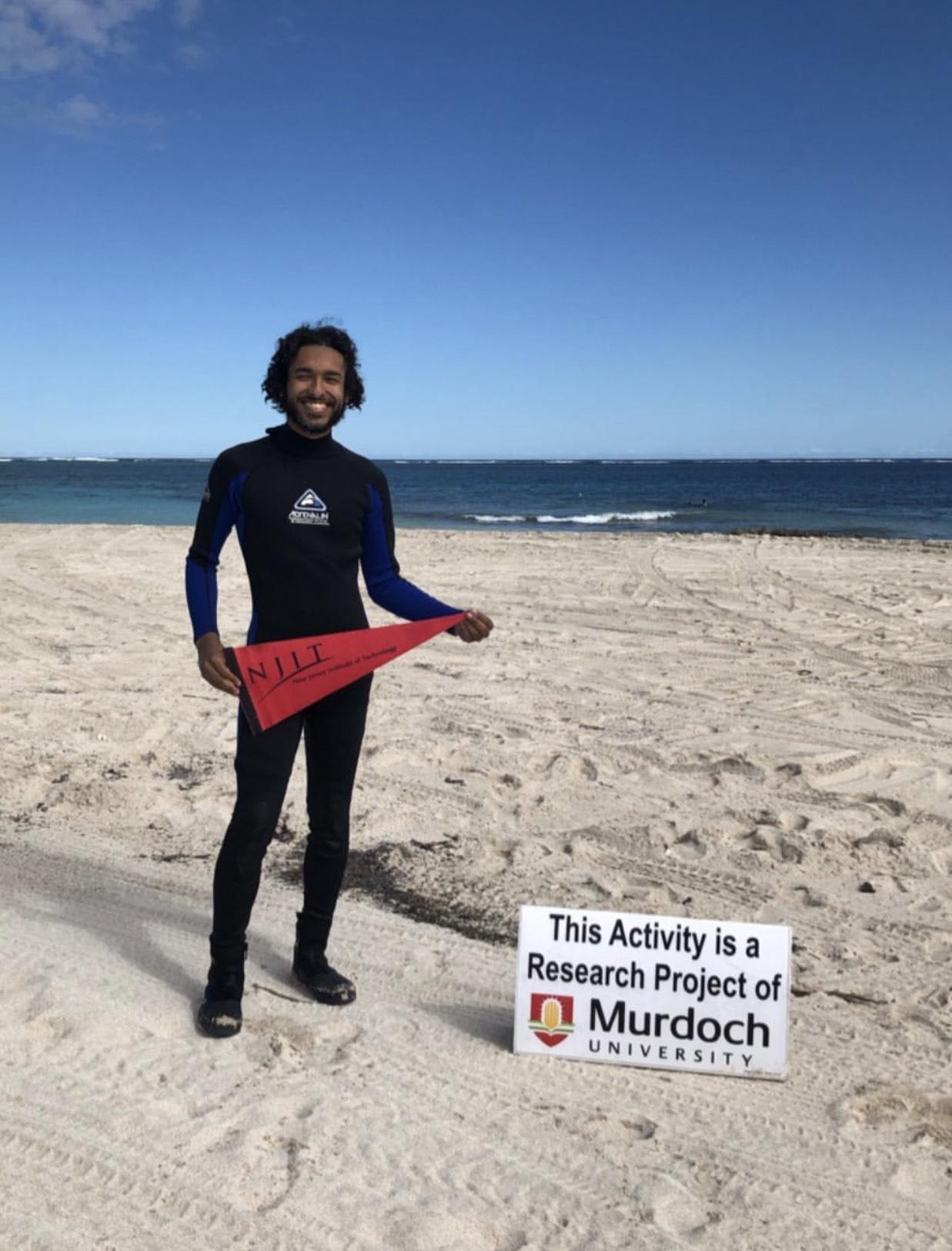 NJIT Student Elvis Alicea in Australia