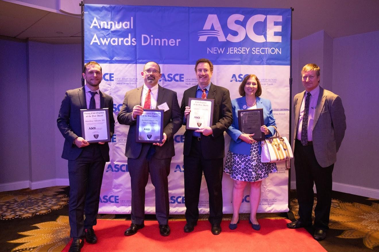 Rima Taher at the 2021 ASCE New Jersey Awards ceremony.