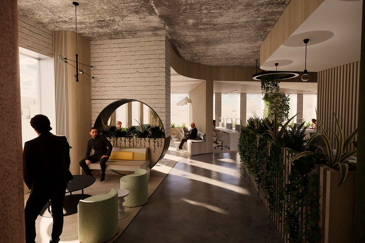 A rendering from Blottman's final project.