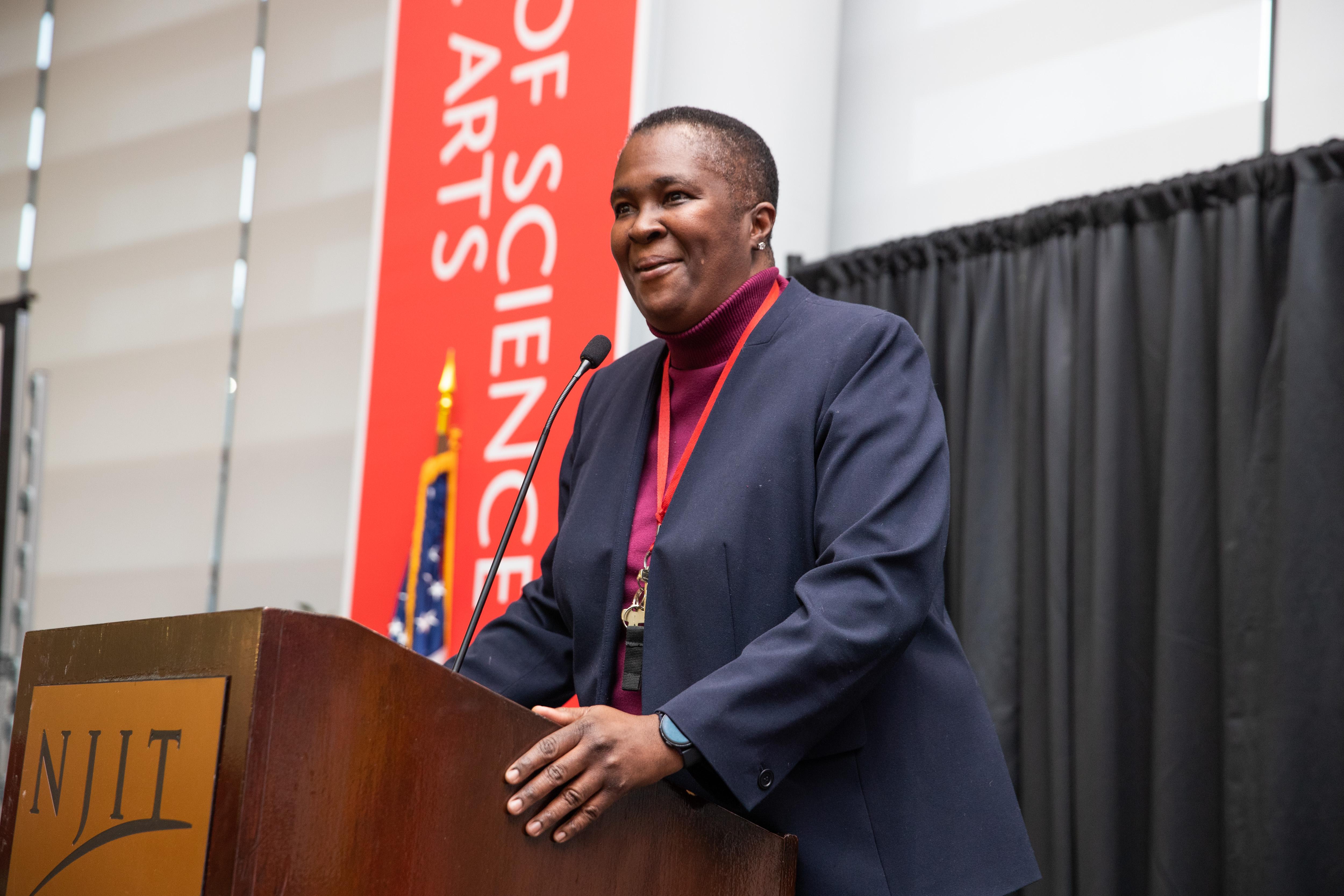 Boger addressed the 25 students and their families at the dinner ceremony.