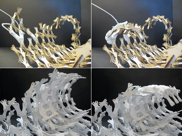 Dormant and active pneumatic muscles