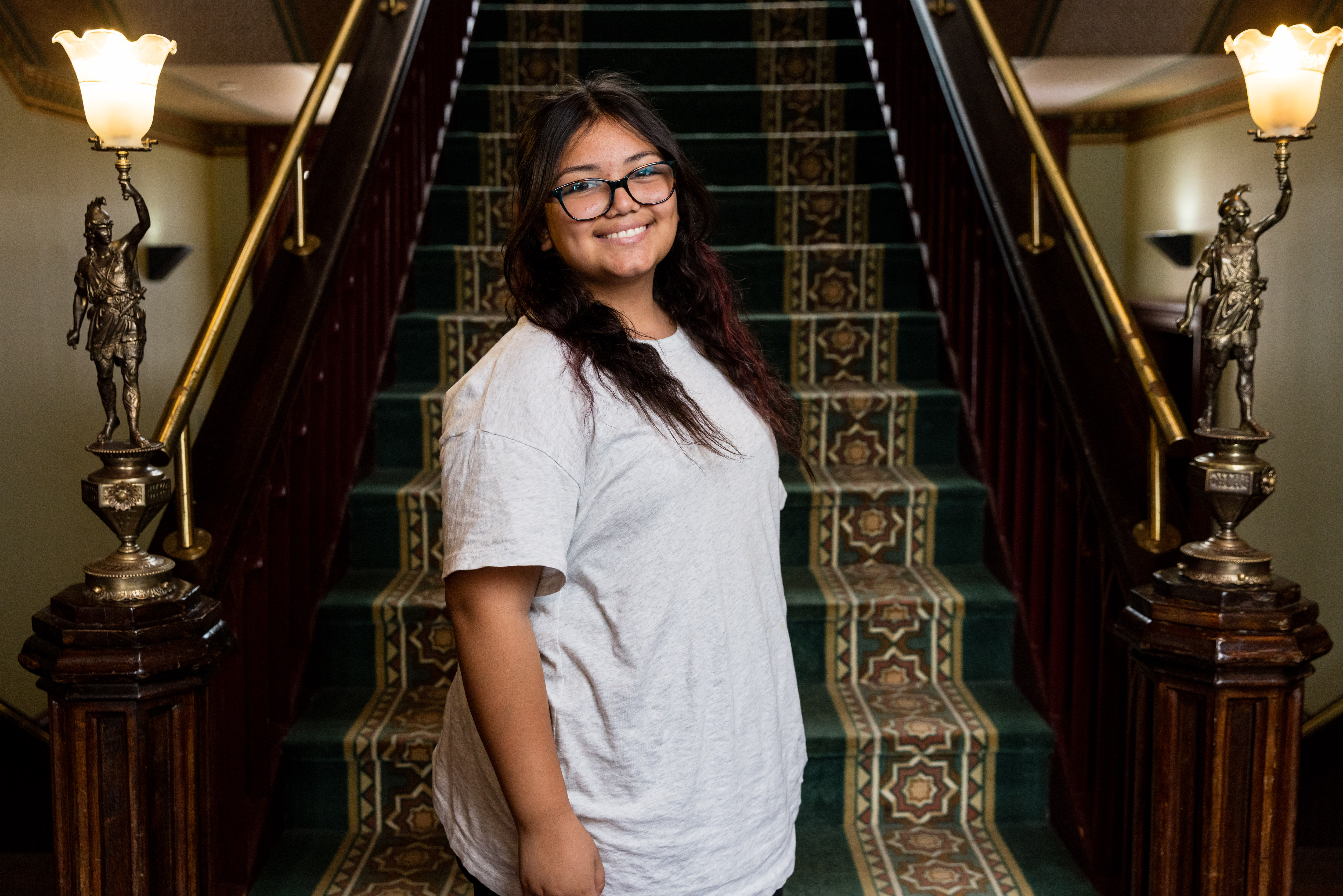 Aliya Mansur at the CPCP scholarship luncheon.