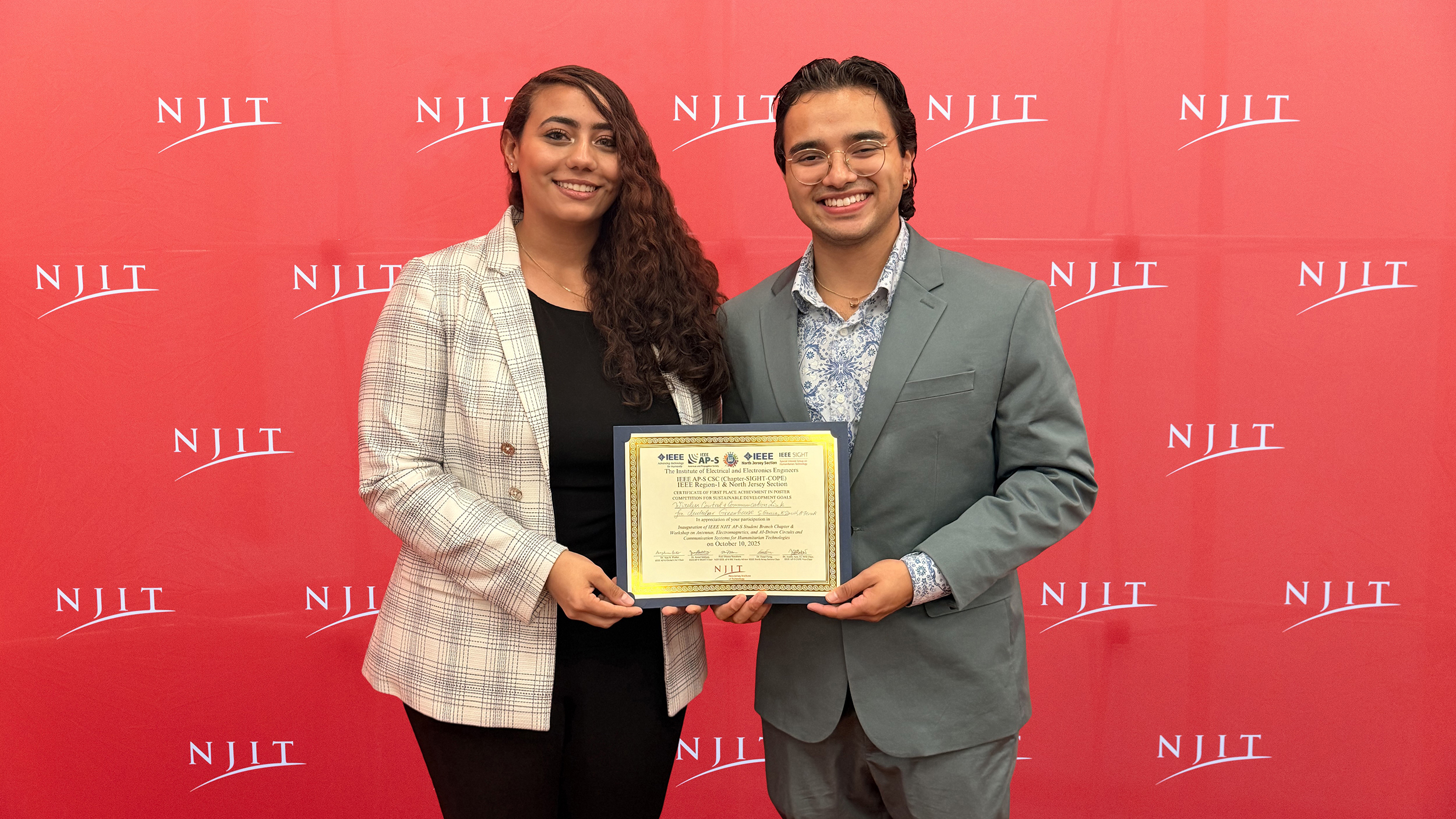 Verdura Automations won first place at the IEEE AP-S Poster Competition, held at NJIT in October 2025.
