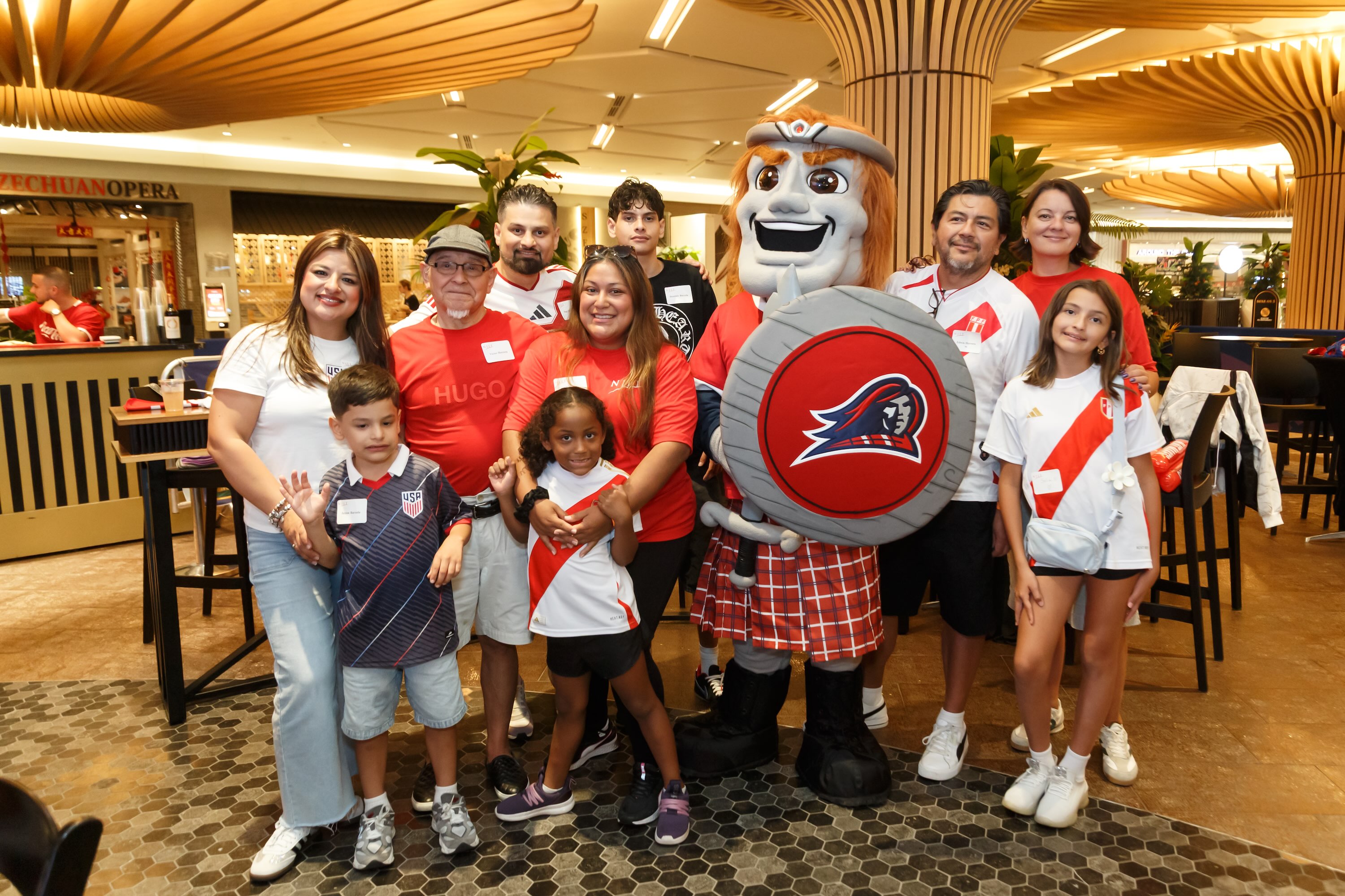NJIT alumni in mall