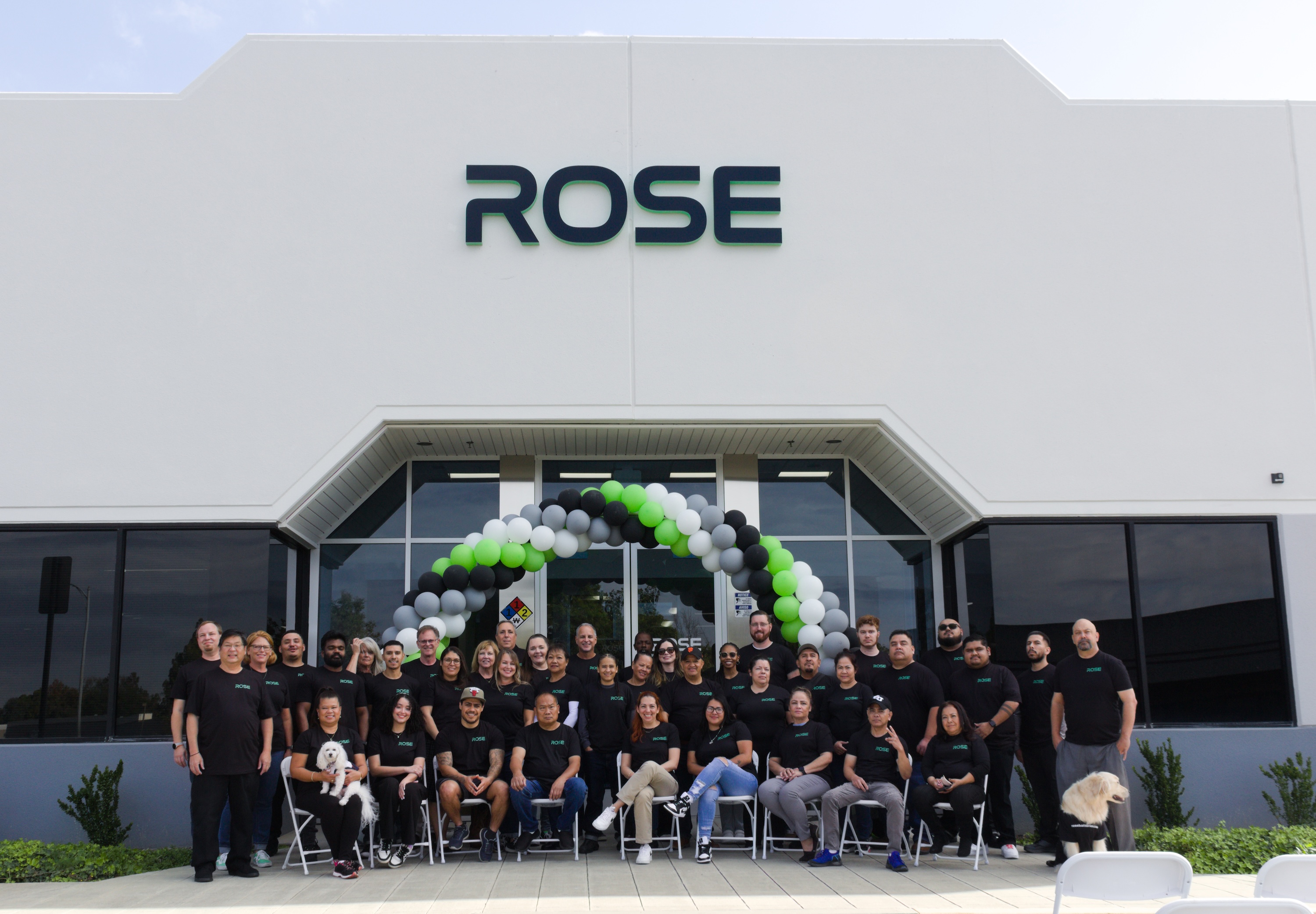 Rose Batteries team and building