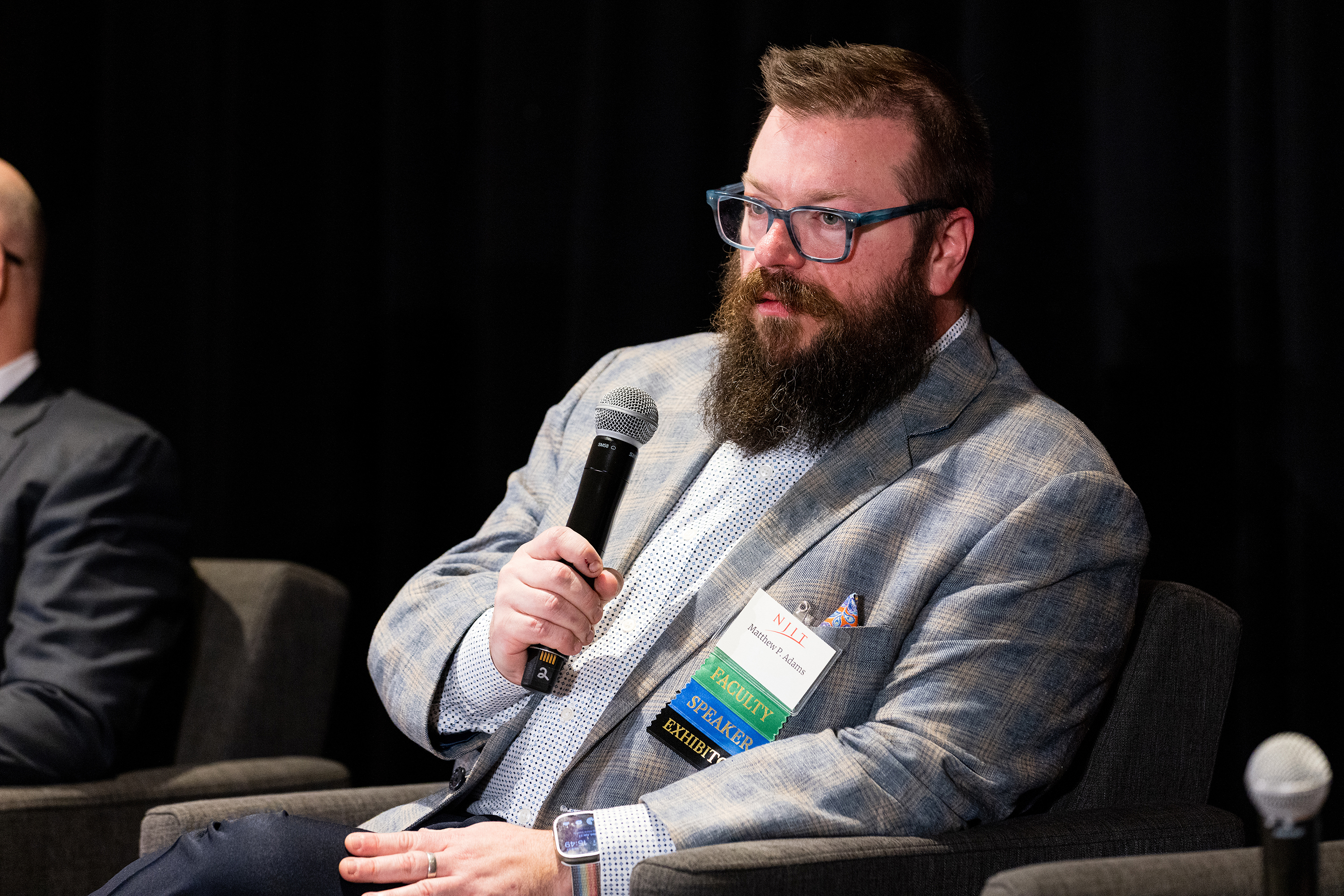 At NJIT's Infrastructure Forum on April 22, 2026, Adams appeared on the panel "Technological Advancements from Academia."  