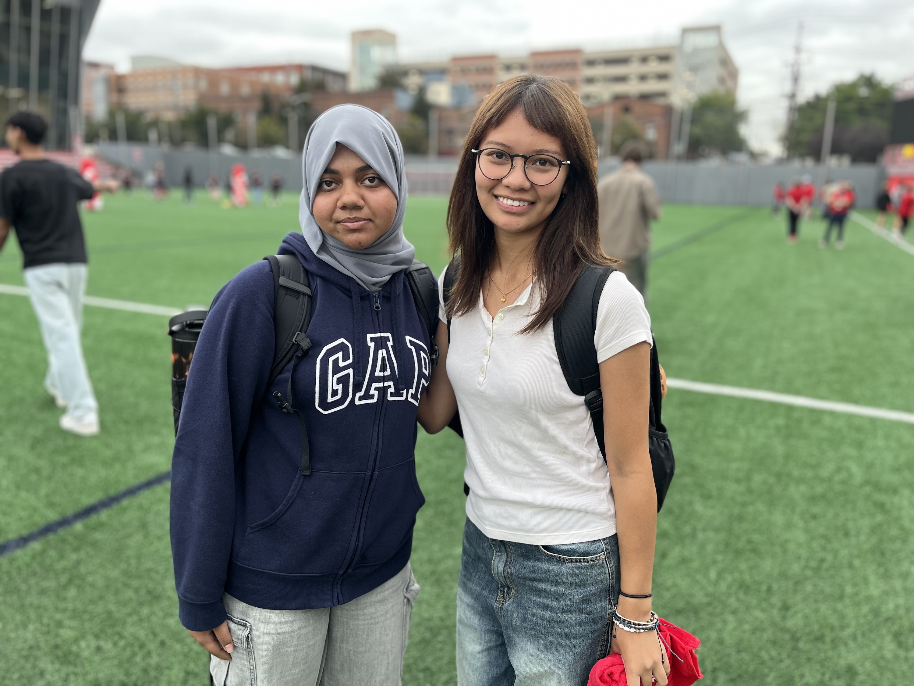 Rida Hajwane and Hannah Zafran