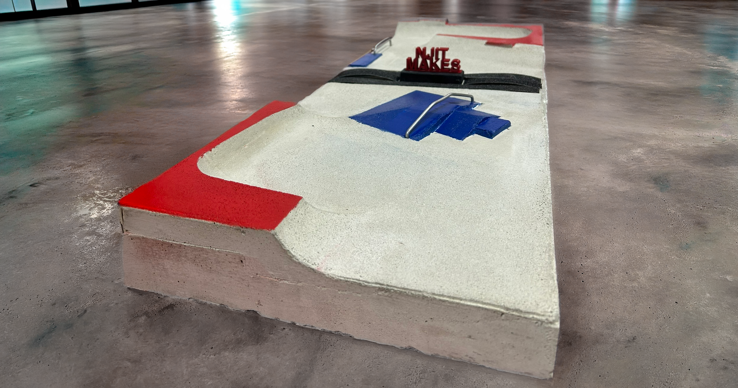 The concrete skate park model