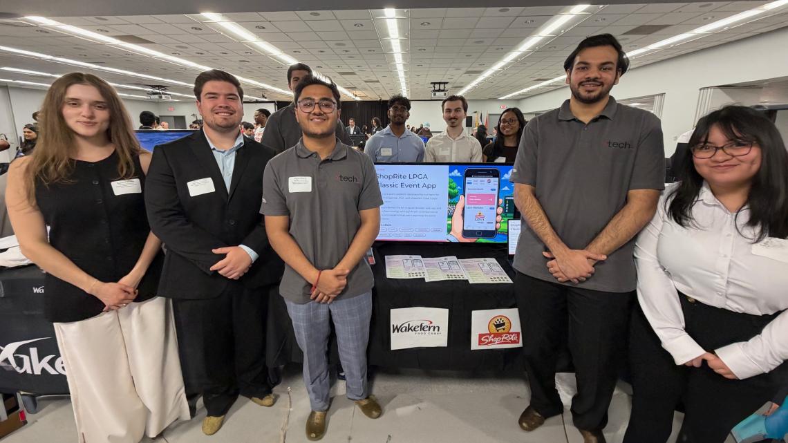 Students at the YWCC capstone showcase