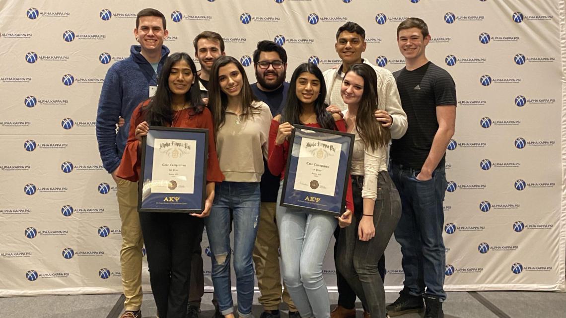 NJIT Alpha Kappa Psi team