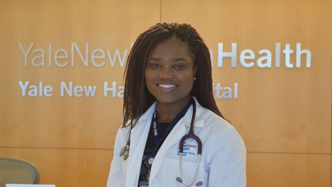 Pre-college alumna Naomi Adjei