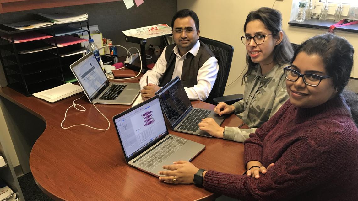 Dibakar Data and his research team at NJIT