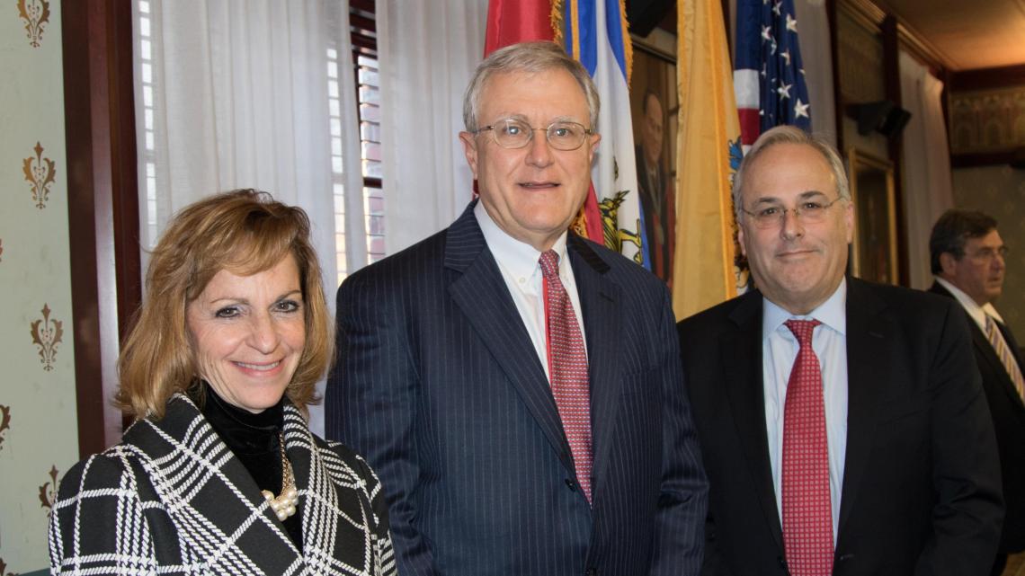 From left: Diane Montalto, Dennis M. Toft and Robert Cohen 