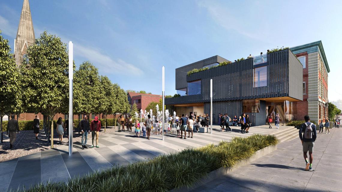 Roger Smith is leading the design of the Newark Community Museum.
