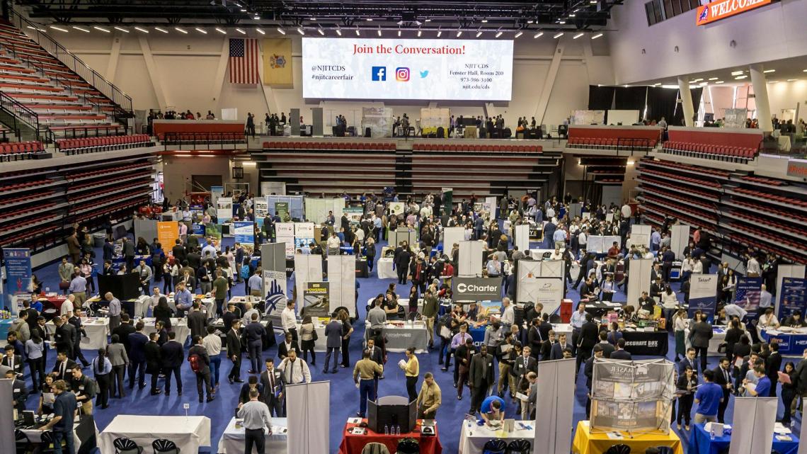 NJIT's Spring 2018 Career Fair.