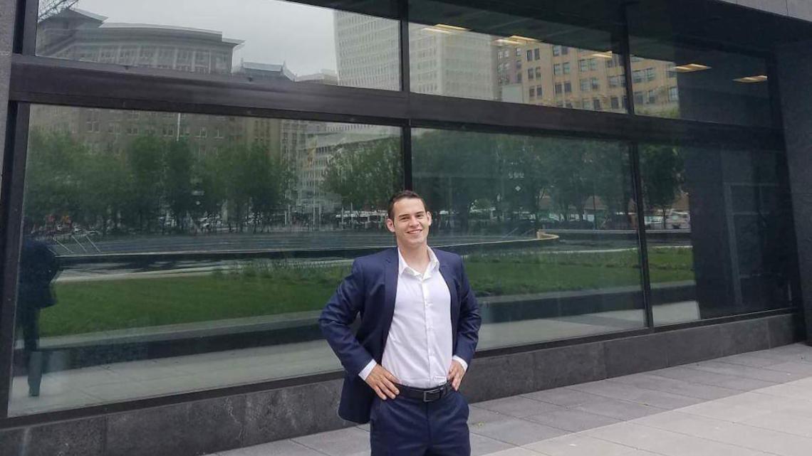 Aidan McGourty interned at PSE&G.