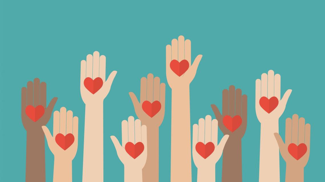 Volunteerism: helping hands