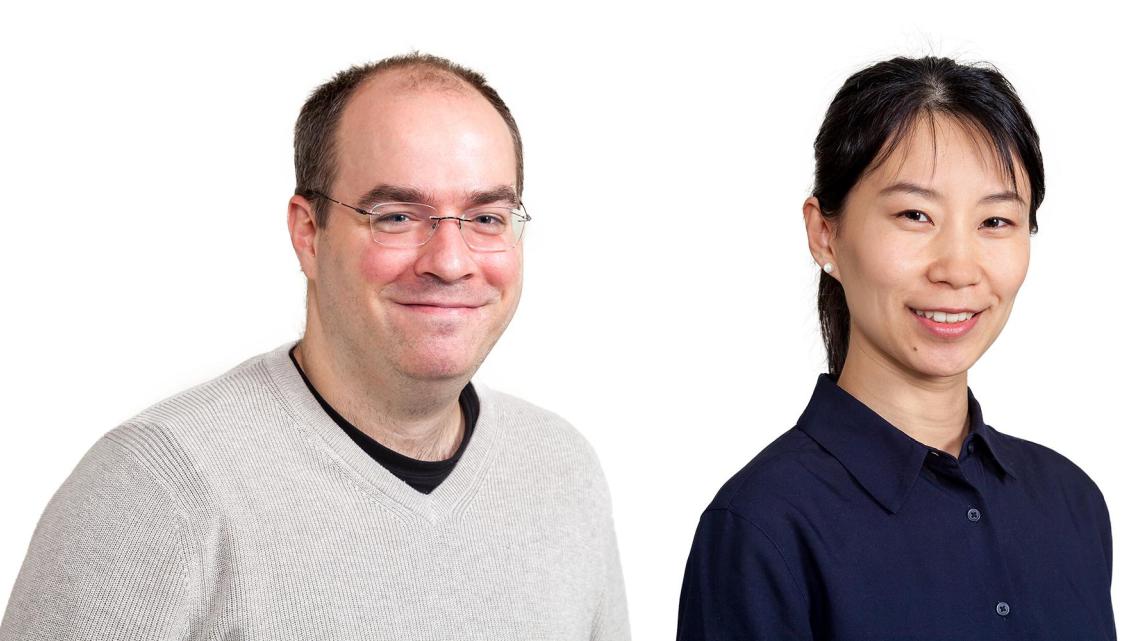 MTSM faculty Stephen Taylor and Ming Fang