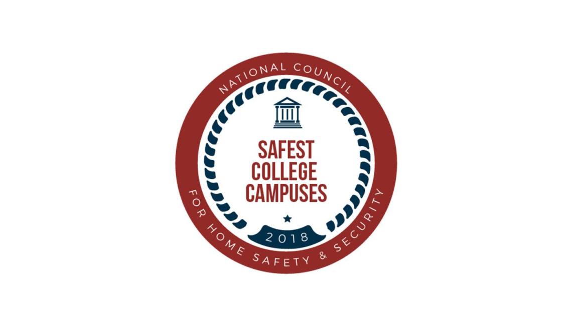 The National Council for Home Safety and Security ranked NJIT among the Top 100 safest campuses in America. 