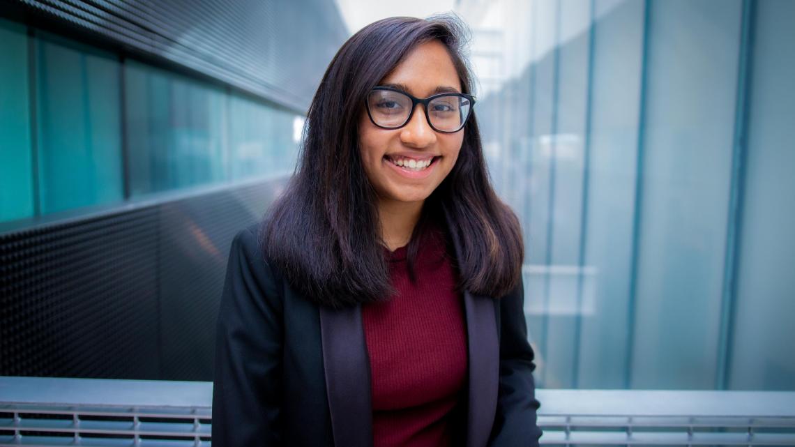 NJIT computer science major Yashee Kothari 