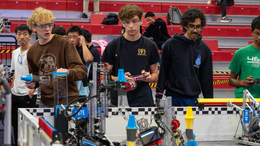 High schoolers from around the U.S. and beyond visited NJIT for the tournament