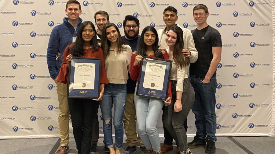 NJIT Alpha Kappa Psi team