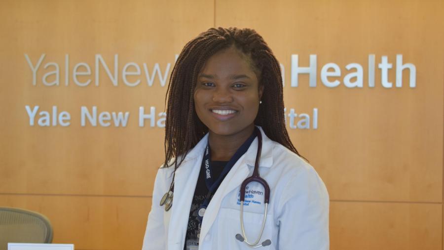 Pre-college alumna Naomi Adjei