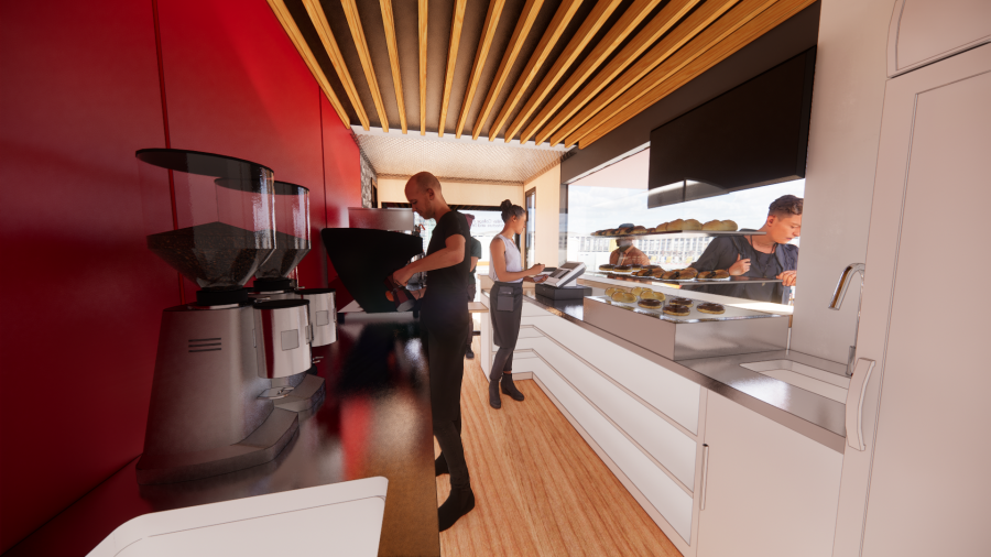 Interior View of COCO Coffee Shop 