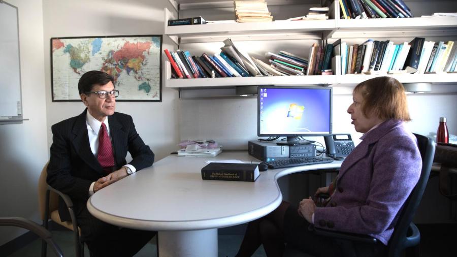 Longtime MTSM Professors Hindy L. Schachter and Theologos H. Bonitsis reflect on the school's evolution.