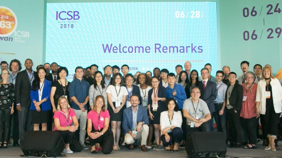 Group photo at the ICSB Academy in Taipei.