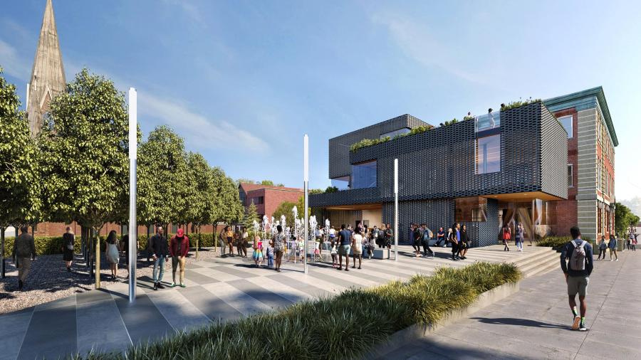 Roger Smith is leading the design of the Newark Community Museum.