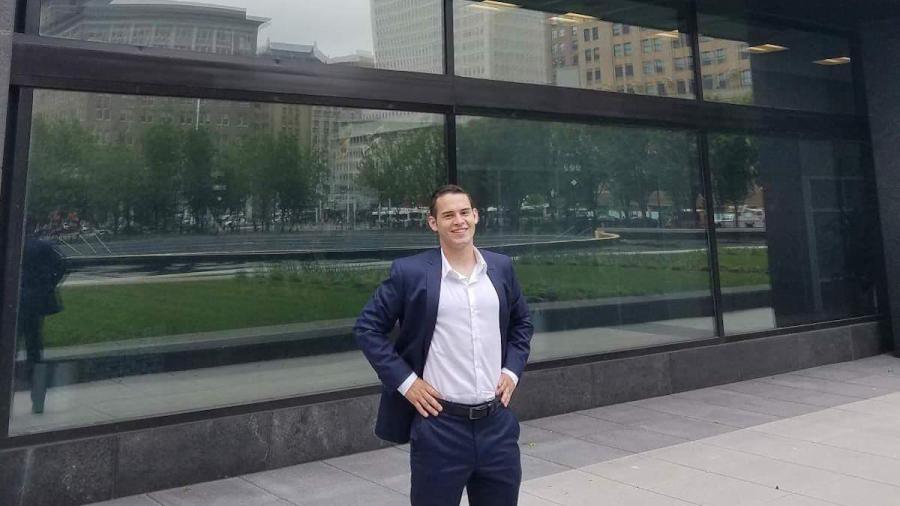 Aidan McGourty interned at PSE&G.