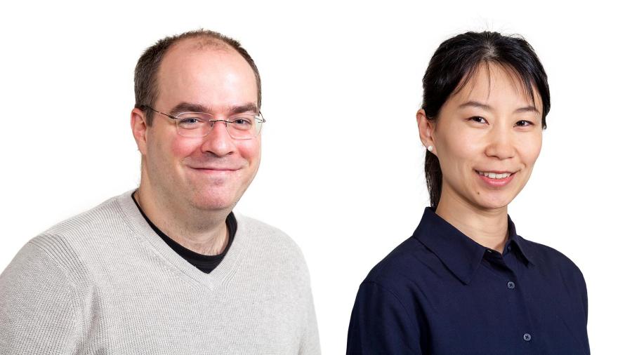 MTSM faculty Stephen Taylor and Ming Fang