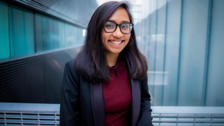 NJIT computer science major Yashee Kothari 