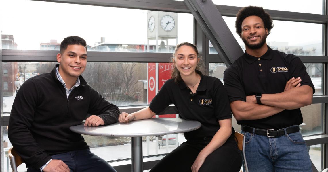 (Left to right) Kevin Pemberthy, Yasmine Ghattas and Ricardo Garcia