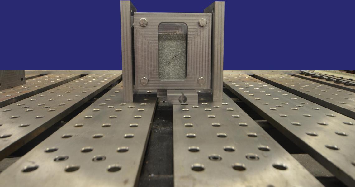 An instrument for studying rock fracturing.