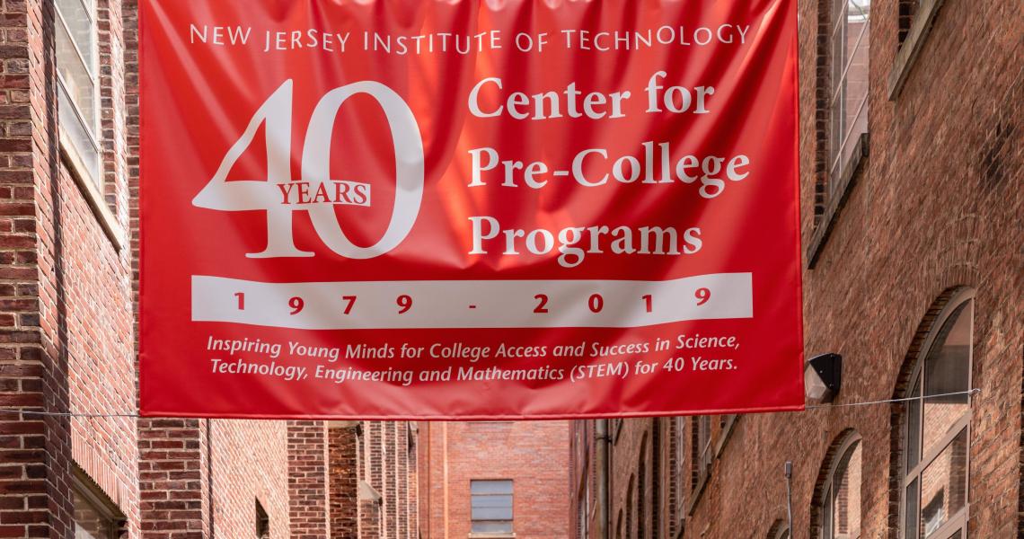 Center for Pre-College Programs 40th anniversary banner