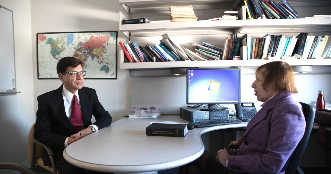 Longtime MTSM Professors Hindy L. Schachter and Theologos H. Bonitsis reflect on the school's evolution.