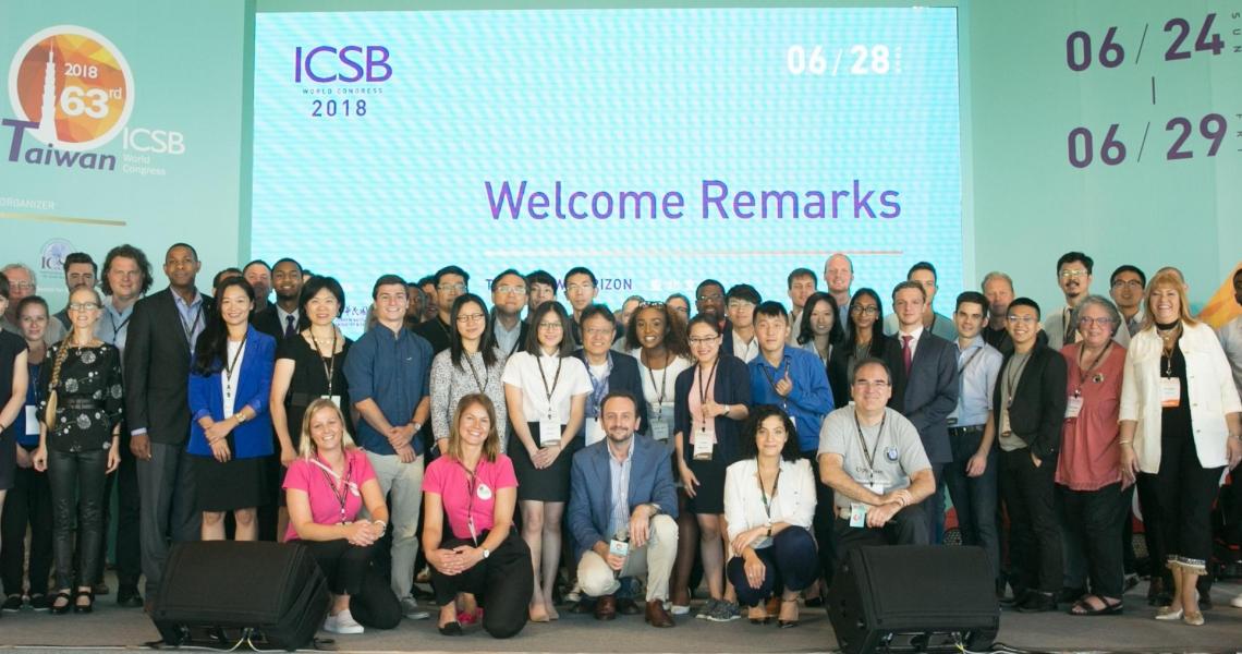 Group photo at the ICSB Academy in Taipei.