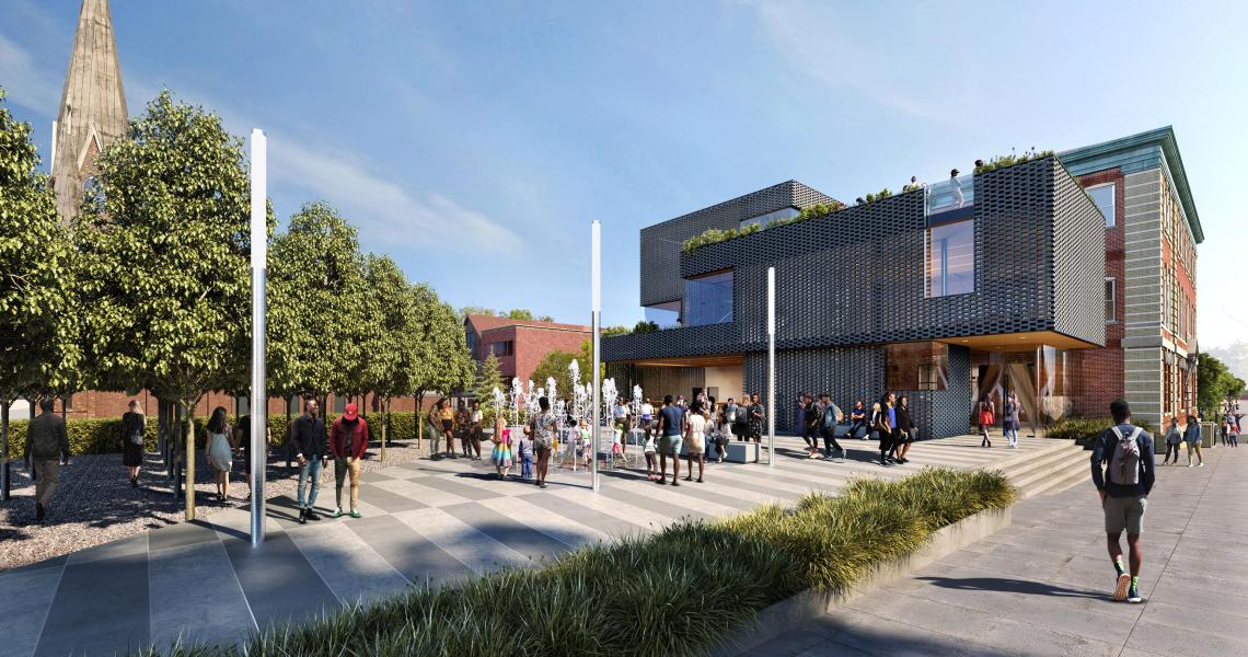 Roger Smith is leading the design of the Newark Community Museum.