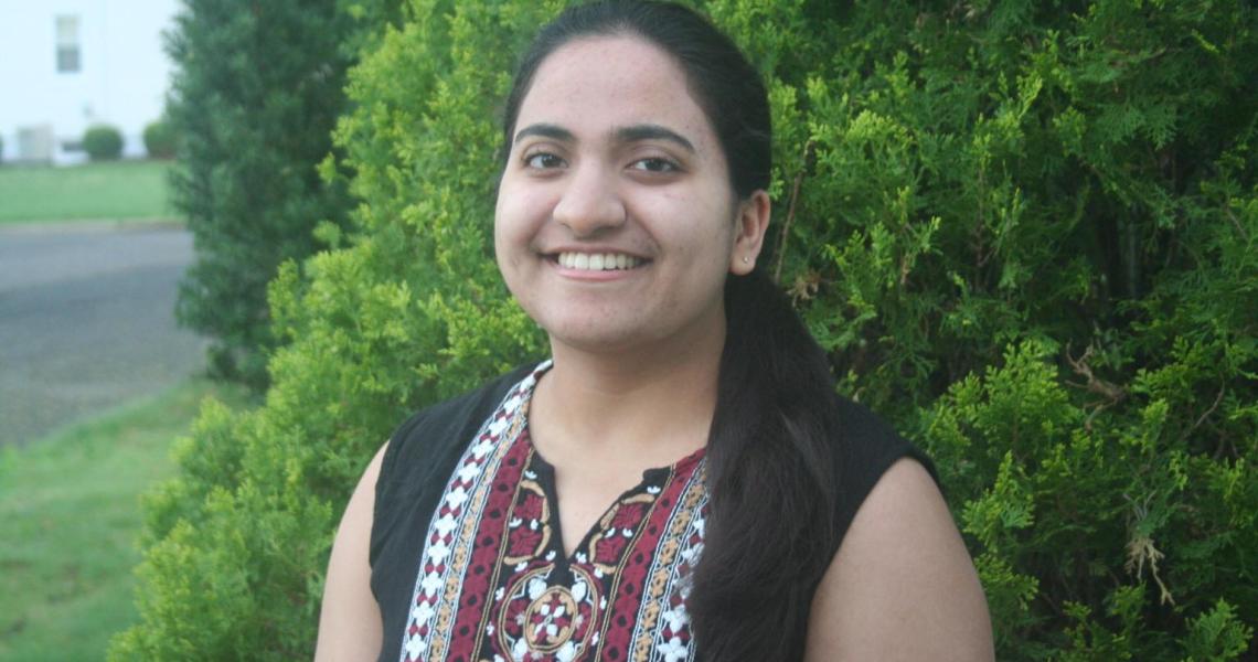 2019 graduating senior Siri Uppuluri